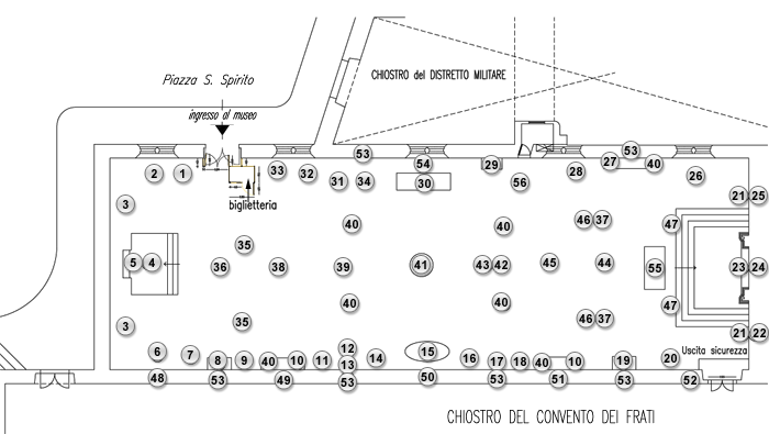Pianta Fondazione Salvatore Romano