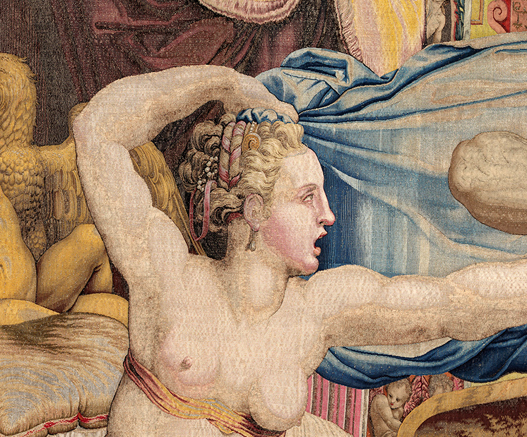 Particolare tratto da Giuseppe fugge dalla moglie di Putifarre