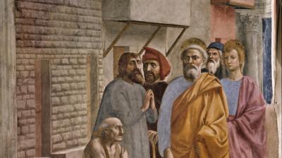 Masaccio, San Pietro che risana con l'ombra