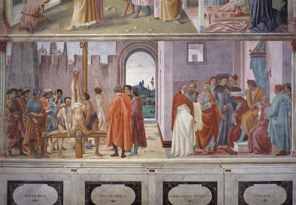 Filippino Lippi, La disputa con Simon Mago e la crocifissione di San Pietro