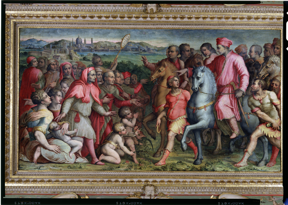 G.Vasari, Rientro di Cosimo il Vecchio dall’esilio