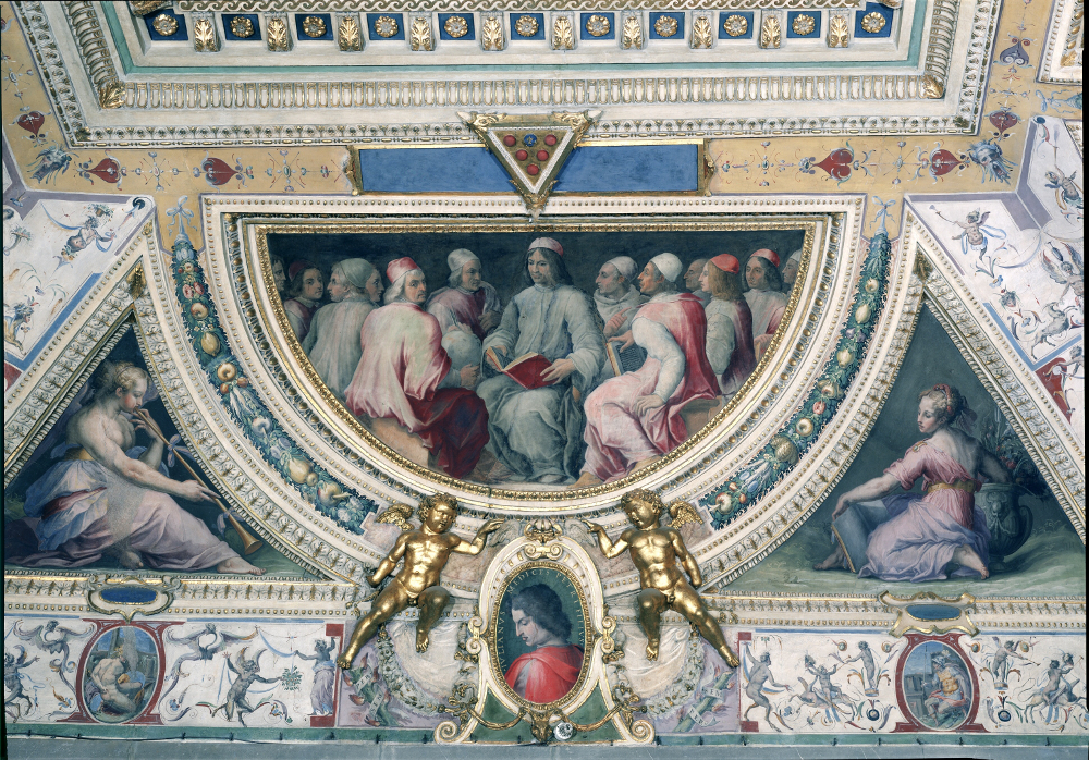 Giorgio Vasari, Lorenzo il Magnifico riceve l'omaggio degli ambasciatori