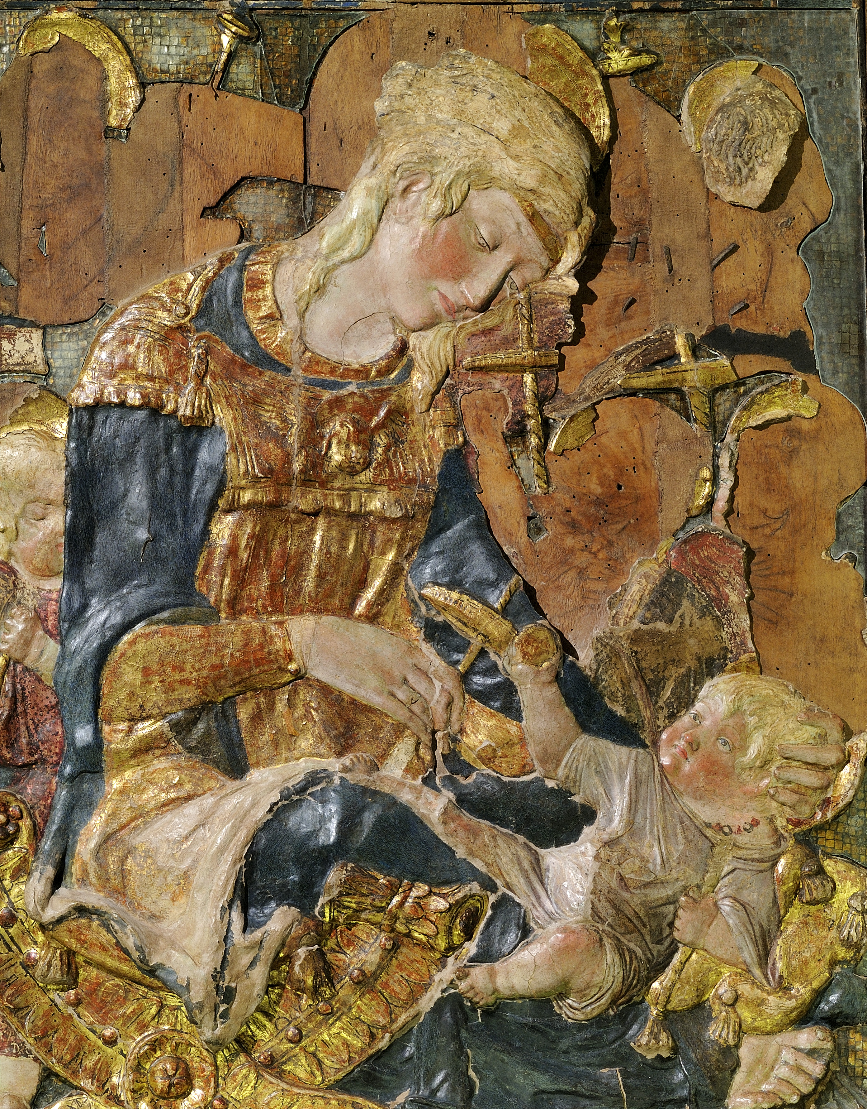 Donatello, Madonna con Bambino e Angeli detta "Madonna dei Cordai"