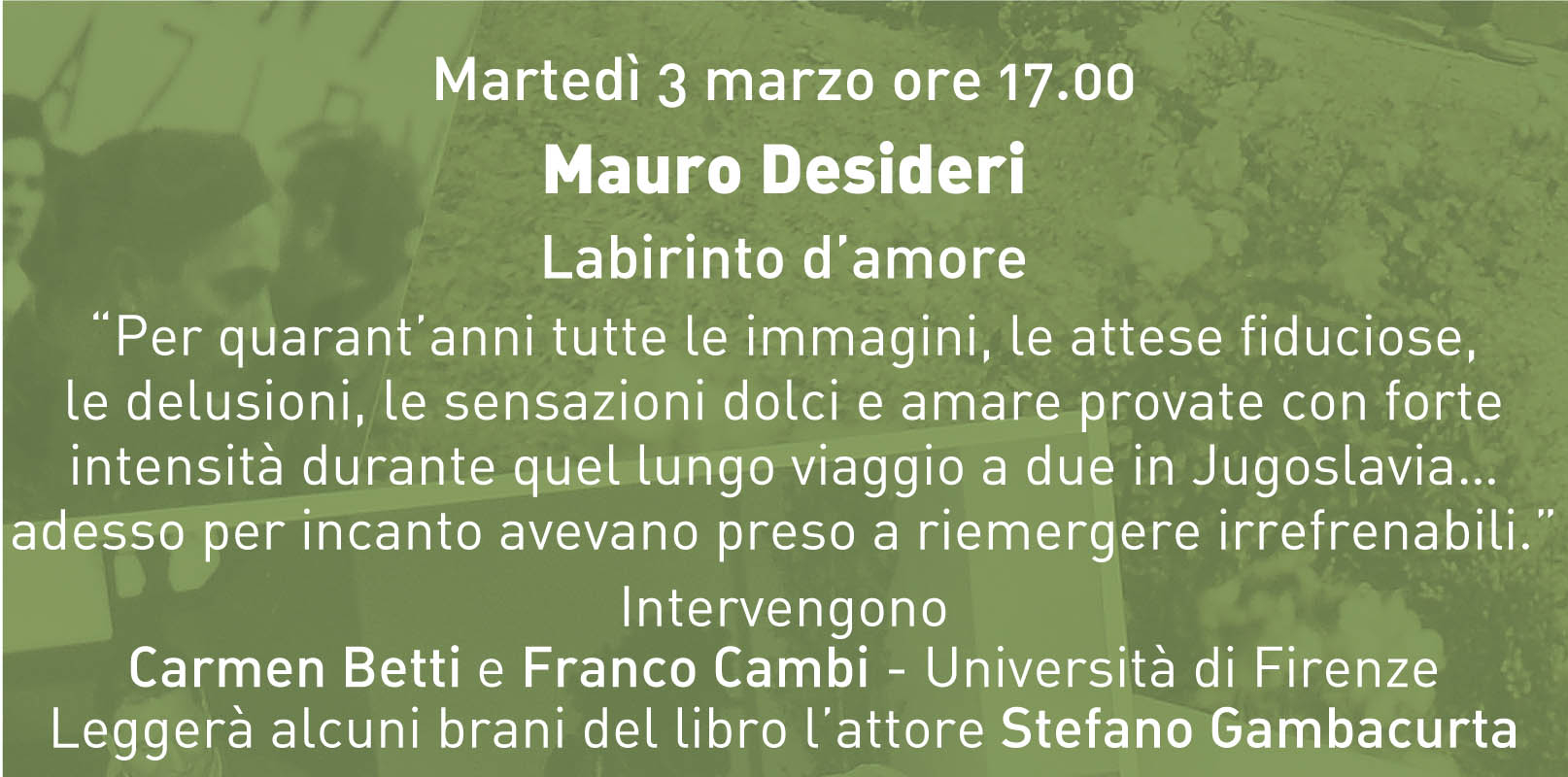 La tua storia la nostra storia - Mauro Desideri - Labirinto d'amore