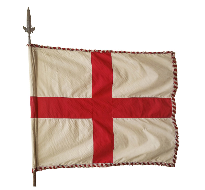 Bandiera del Popolo: croce rossa in campo bianco
